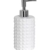 MSV Seifenspender Mosaik Polyresin Weiß* Mosaik
