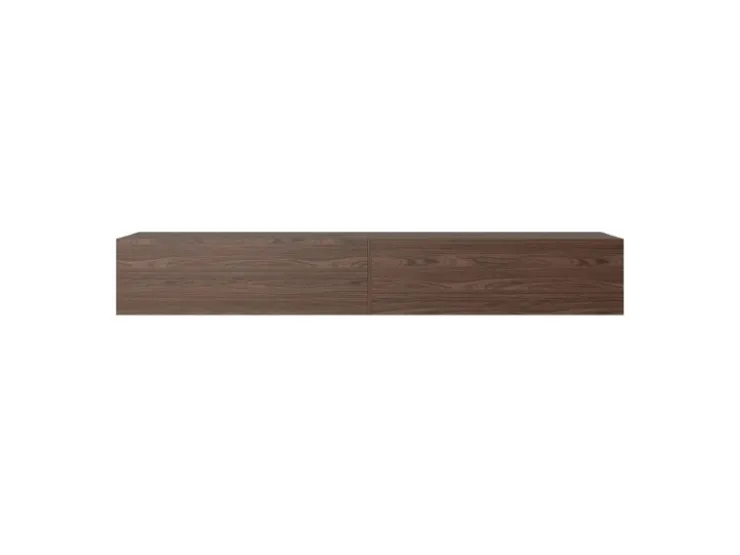 Selsey TV-Hängeboard Bisira 200 cm Holzoptik Nussbaum* TV-Wände