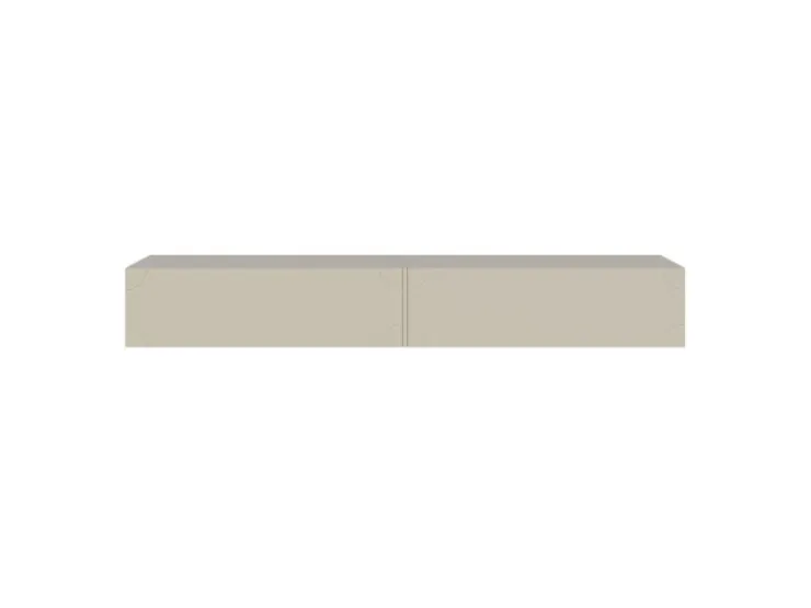 Selsey TV-Hängeboard Bisira mit Gravur 200 cm Kaschmirgrau* TV-Wände