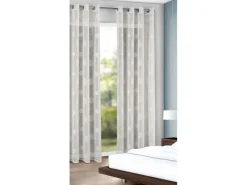 Sehlbach Ösenschal Kreise Offwhite 245 cm x 135 cm