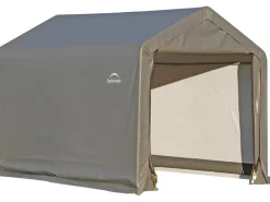 Shelter Logic ShelterLogic Foliengerätehaus 5,4 m² Grau 180 cm x 300 cm