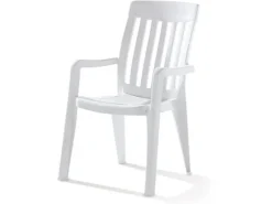 Sieger Stapelsessel Palma Weiß 65 cm x 59 cm x 92 cm* Stühle|Sessel