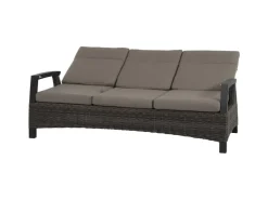 Siena Garden 3er Sofa Corido Charcoalgrey 87 cm x 206 cm x 103cm* Sofas