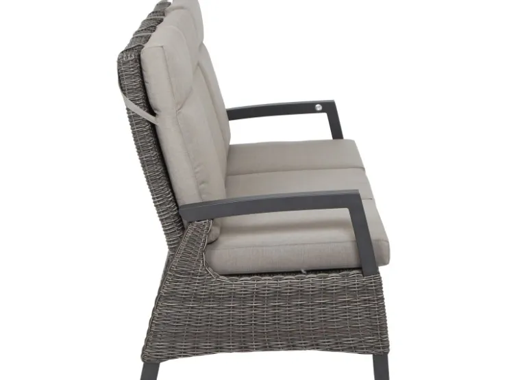 Siena Garden 3er Sofa Corido Charcoalgrey 87 cm x 206 cm x 103cm* Sofas