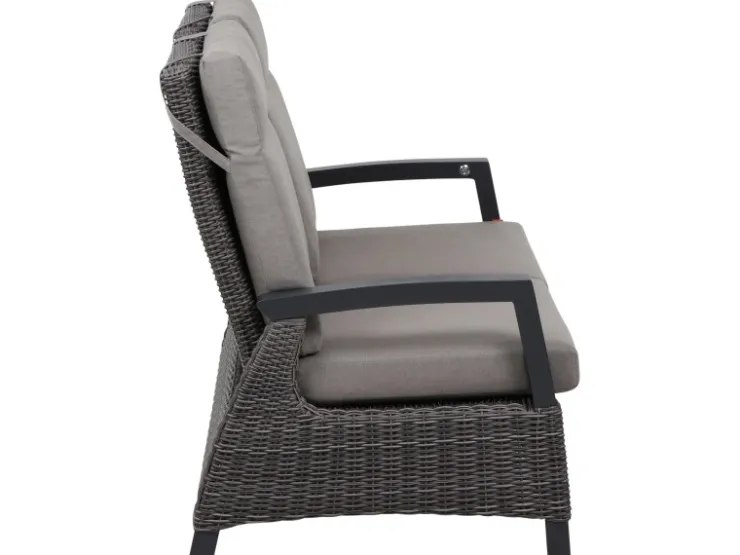 Siena Garden 2er Sofa Corido Charcoalgrey 83 cm x 146 cm x 101 cm