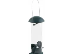Siena Garden Futterspender Feeder Basic Kunststoff Grün Ø 13,4 cm x 24 cm