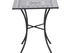 Siena Garden Gartentisch Como Quadratisch Grau 60 cm x 60 cm* Mosaik