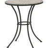 Siena Garden Gartentisch Prato Rund Schwarz Ø 60 cm* Mosaik