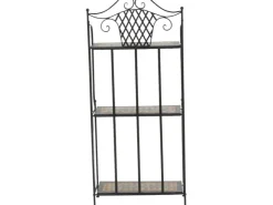 Siena Garden Regal Prato 63 cm x 29 cm x 142 cm Schwarz Mosaik* Mosaik|Weitere Regale