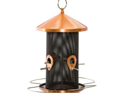 Siena Garden Vogelfuttersäule Copper Line für Mischfutter