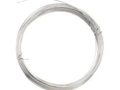 Silberdraht Stärke 0,6 mm Länge 10 m Kupferkern versilbert