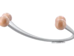 Siro Garderobenhaken 1292 Metall Silbergrau Ahorn* Garderoben