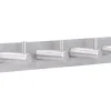Siro Hakenleiste 1890 Edelstahl Länge 322 mm 4 Haken* Garderoben