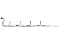 Siro Hakenleiste 2088 Metall Chrom Glänzend Länge 369 mm 4 Haken