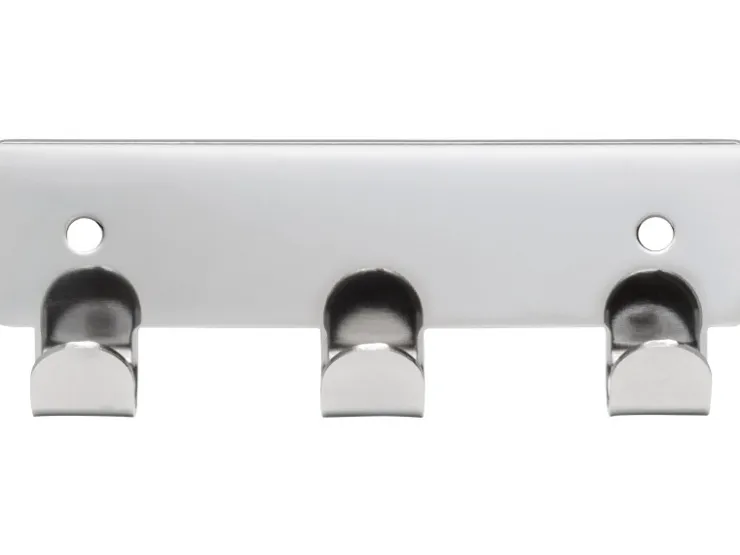 Siro Hakenleiste 1603 Metall Länge 114 mm 3 Haken