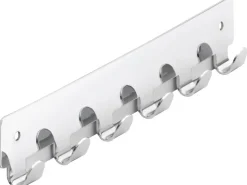 Siro Hakenleiste 1603 Metall Chrom Glänzend Länge 240 mm 6 Haken