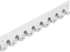 Siro Hakenleiste 1603 Metall Länge 366 mm 9 Haken