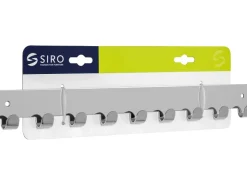 Siro Hakenleiste 1603 Metall Länge 366 mm 9 Haken