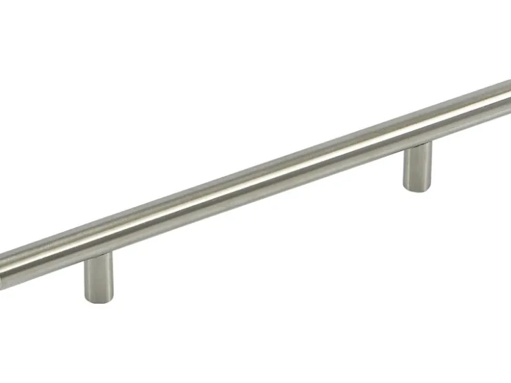 Siro Möbelgriff Edelstahl Feingeschliffen Lochabstand 128 mm
