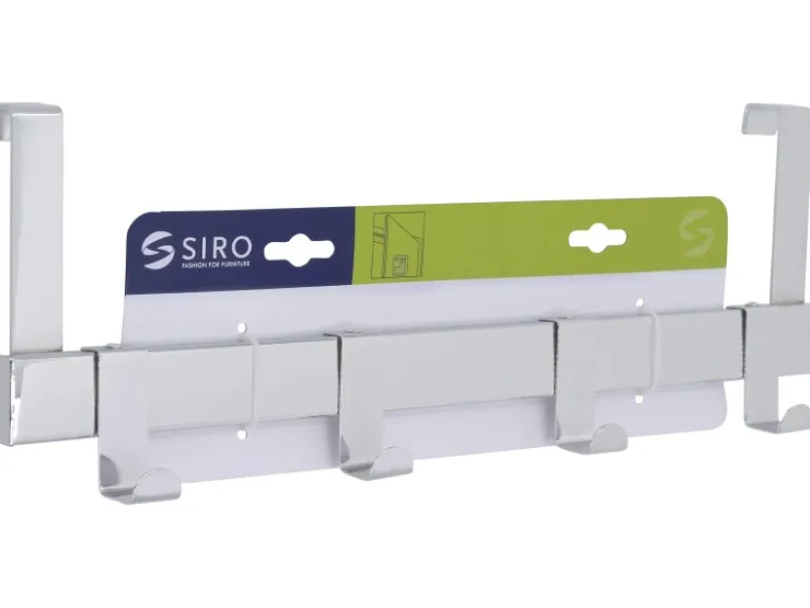 Siro Türgarderobe 1443 Metall Länge 404 mm 4 Haken* Garderoben