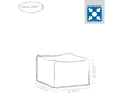 Sitting Point Hocker Outside 150 l* Sitzsäcke