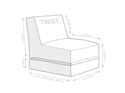 Sitting Point Sessel Twist Scuba 300 l* Sitzsäcke