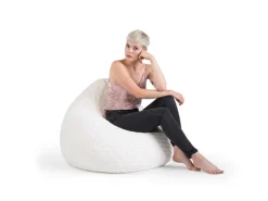 Sitting Point Sitzsack BeanBag Fluffy 220 l Herz-Muster* Sitzsäcke