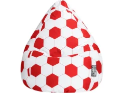 Sitting Point Sitzsack BeanBag Fankurve 220 l Fußball-Muster