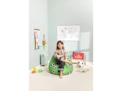 Sitting Point Sitzsack BeanBag Kicker 120 l Grün Fußball-Muster
