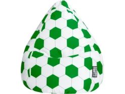 Sitting Point Sitzsack BeanBag Fankurve 220 l Fußball-Muster