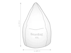 Sitting Point Sitzsack BeanBag Mink 300 l