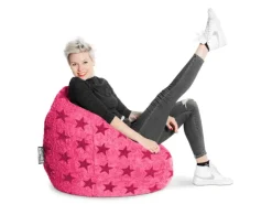 Sitting Point Sitzsack BeanBag Fluffy 220 l Sternen-Muster