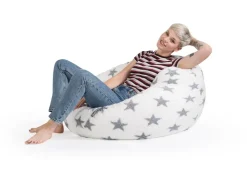 Sitting Point Sitzsack BeanBag Fluffy 220 l Sternen-Muster* Sitzsäcke