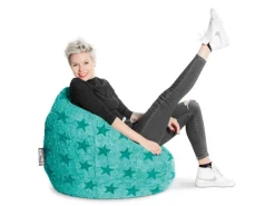 Sitting Point Sitzsack BeanBag Fluffy 220 l Sternen-Muster