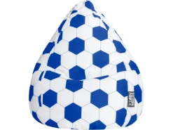 Sitting Point Sitzsack BeanBag Fankurve 220 l Fußball-Muster