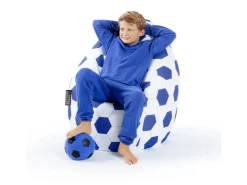Sitting Point Sitzsack BeanBag Fankurve 220 l Fußball-Muster