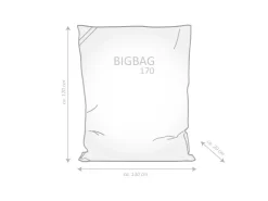 Sitting Point Sitzsack BigBag Brava 380 l Jeansblau* Sitzsäcke