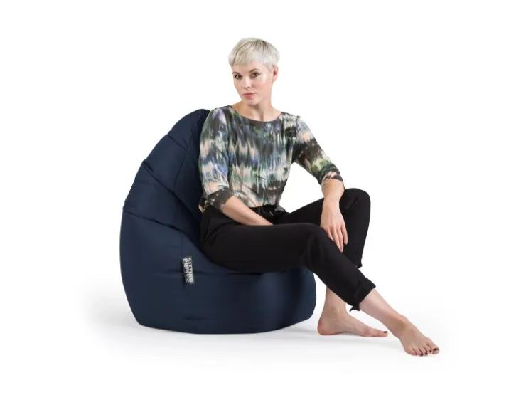 Sitting Point Sitzsack Brava BeanBag 220 l Jeansblau