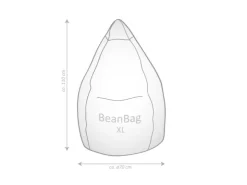 Sitting Point Sitzsack Easy 220 l* Hocker