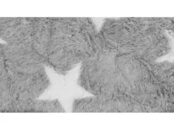 Sitting Point Sitzsack Fluffy 120 l Grau Herz-Muster* Sitzsäcke