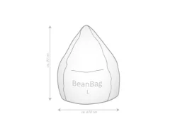 Sitting Point Sitzsack Fluffy 120 l