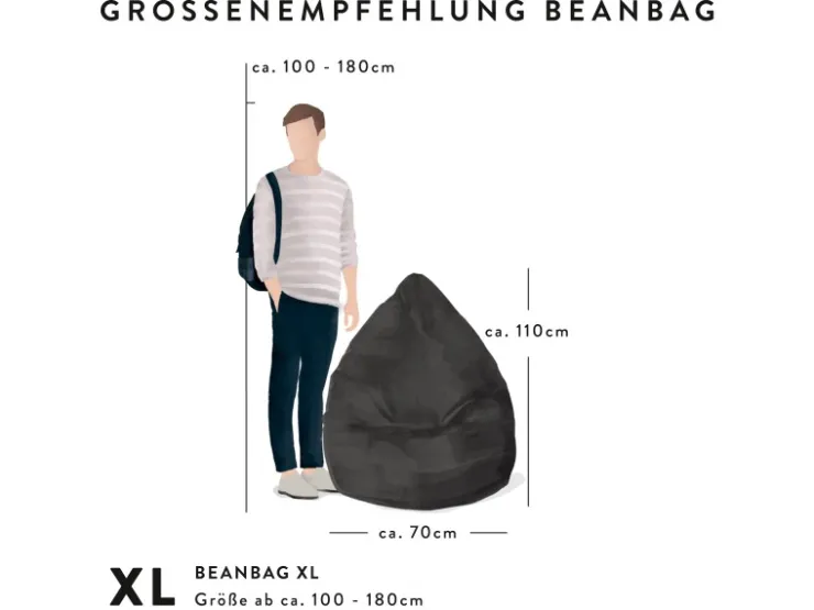 Sitting Point Sitzsack Malibu 220 l Bunt* Sitzsäcke