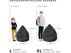 Sitting Point Sitzsack Pirat 220 l Bunt Bunt* Sitzsäcke