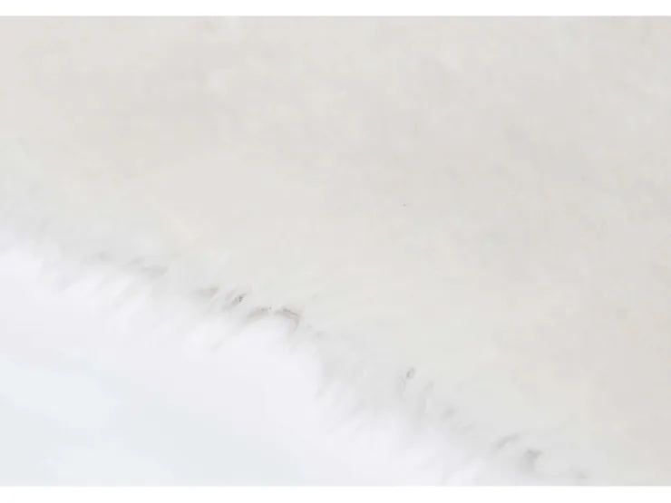 Andiamo Sitzkissen Lambskin Rund Kunstfell Weiß 40 cm x 40 cm* Kissen