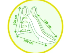 Smoby Rutsche GM mit Wasseranschluss 159 cm x 68 cm x 100 cm Mehrfarbig