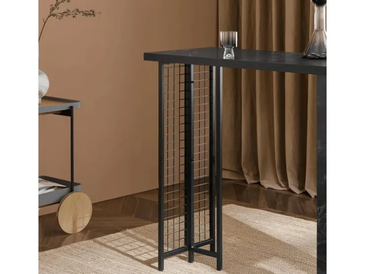 SoBuy Bartisch Balkontisch Küchentisch Bistrotisch Stehtisch Schwarz FWT100-SCH* Tische