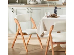 SoBuy Esszimmerstuhl Klappstuhl Küchenstuhl Polsterstuhl mit Lehne FST92-W* Stühle