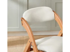 SoBuy Esszimmerstuhl Klappstuhl Küchenstuhl Polsterstuhl mit Lehne FST92-W* Stühle