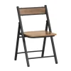 SoBuy Esszimmerstuhl Klappstuhl Küchenstuhl mit Lehne 46x80x48cm Vintage FST88-PF