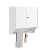 SoBuy Hängeschrank Badezimmerschrank Wandschrank Küchenschrank BZR84-W* Schränke